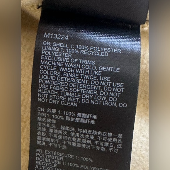 New Marmot Women's Drop Line Jacket in Light Oak Sz Medium Half Zip Sweater - Picture 6 of 6